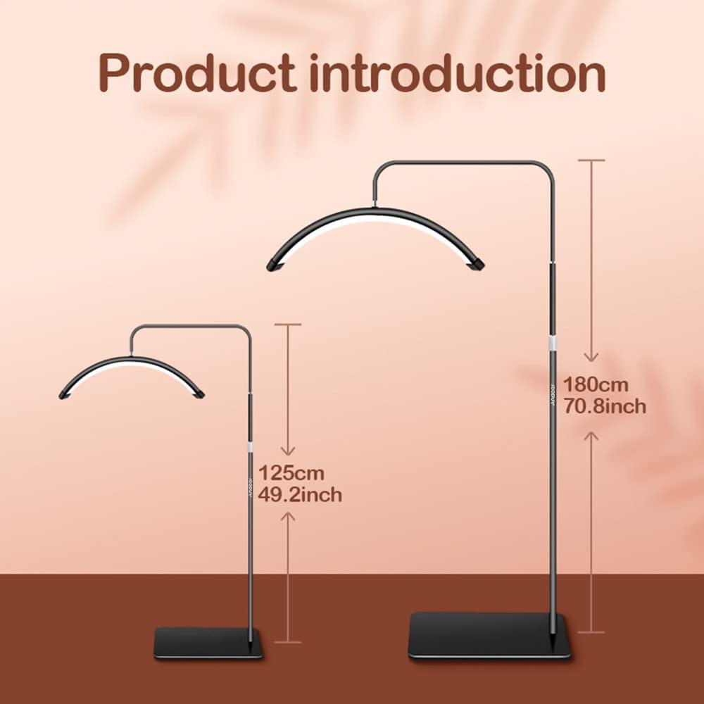 Generic LED Moon Light M6x Floor LED Video Light Half-Moon Shaped Fill Light