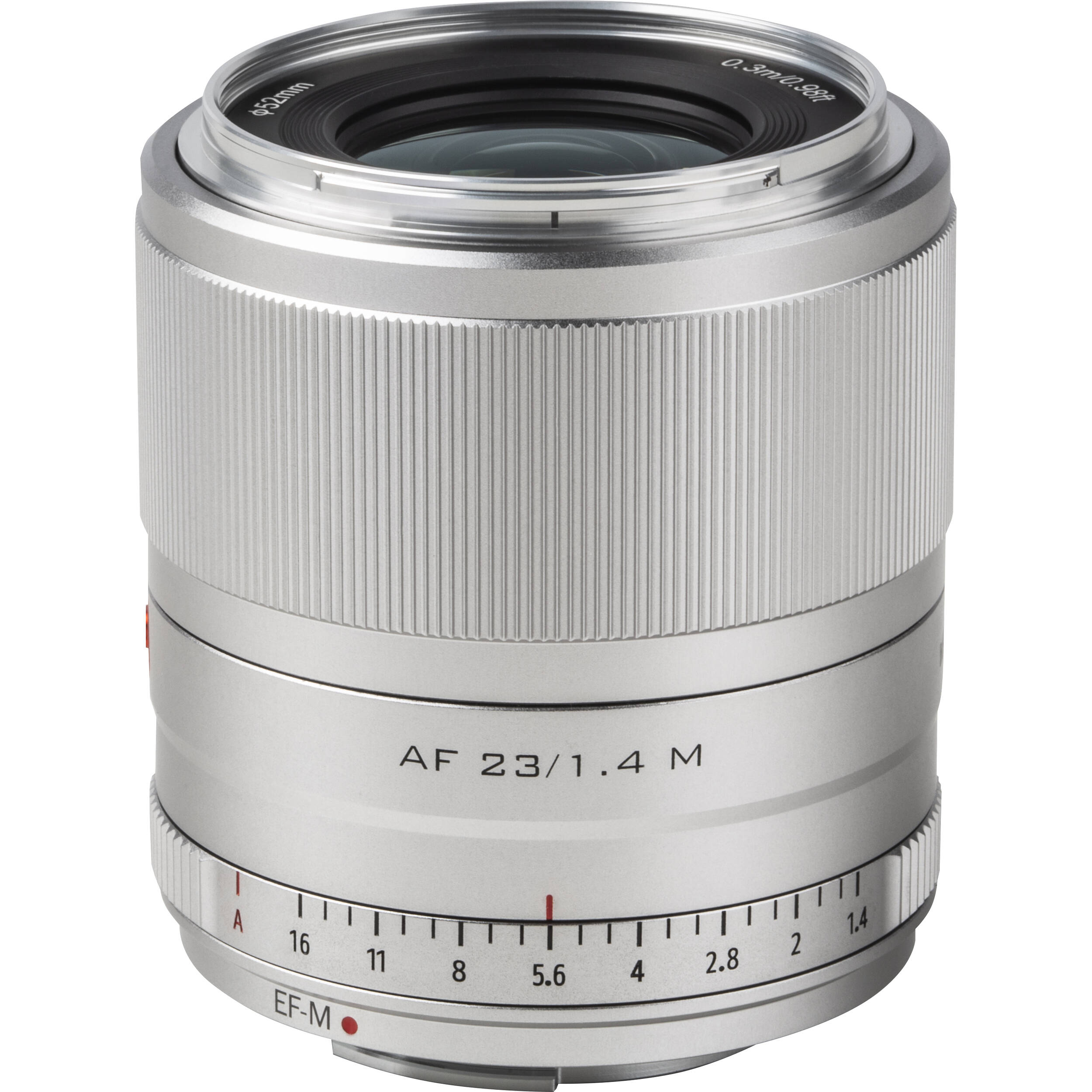 Viltrox AF 23mm f/1.4 M Lens (Canon EF-M, Silver)