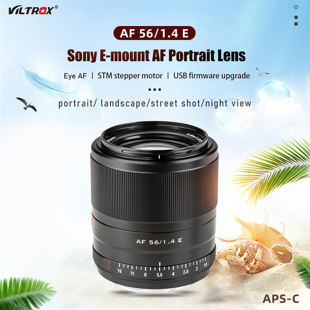 Viltrox AF 56mm f/1.4 E Lens for Sony E (Black)