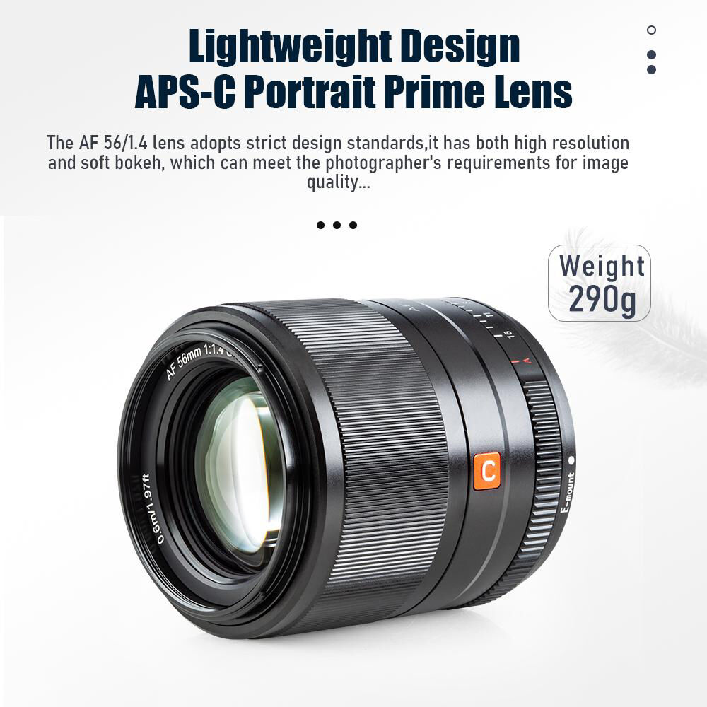 Viltrox AF 56mm f/1.4 E Lens for Sony E (Black)