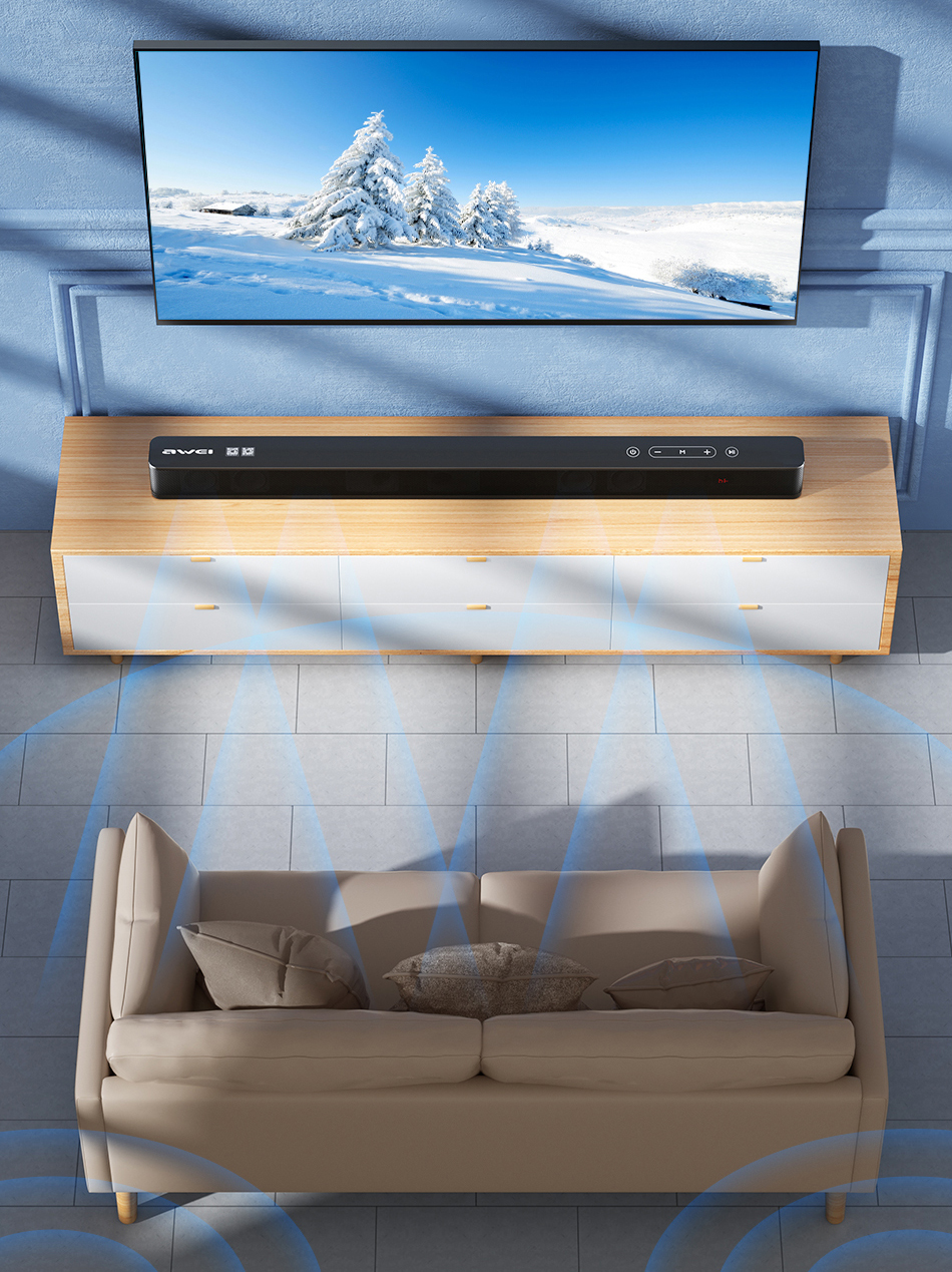 Awei Y998 TV Bluetooth Soundbar Theater 3D Stereo