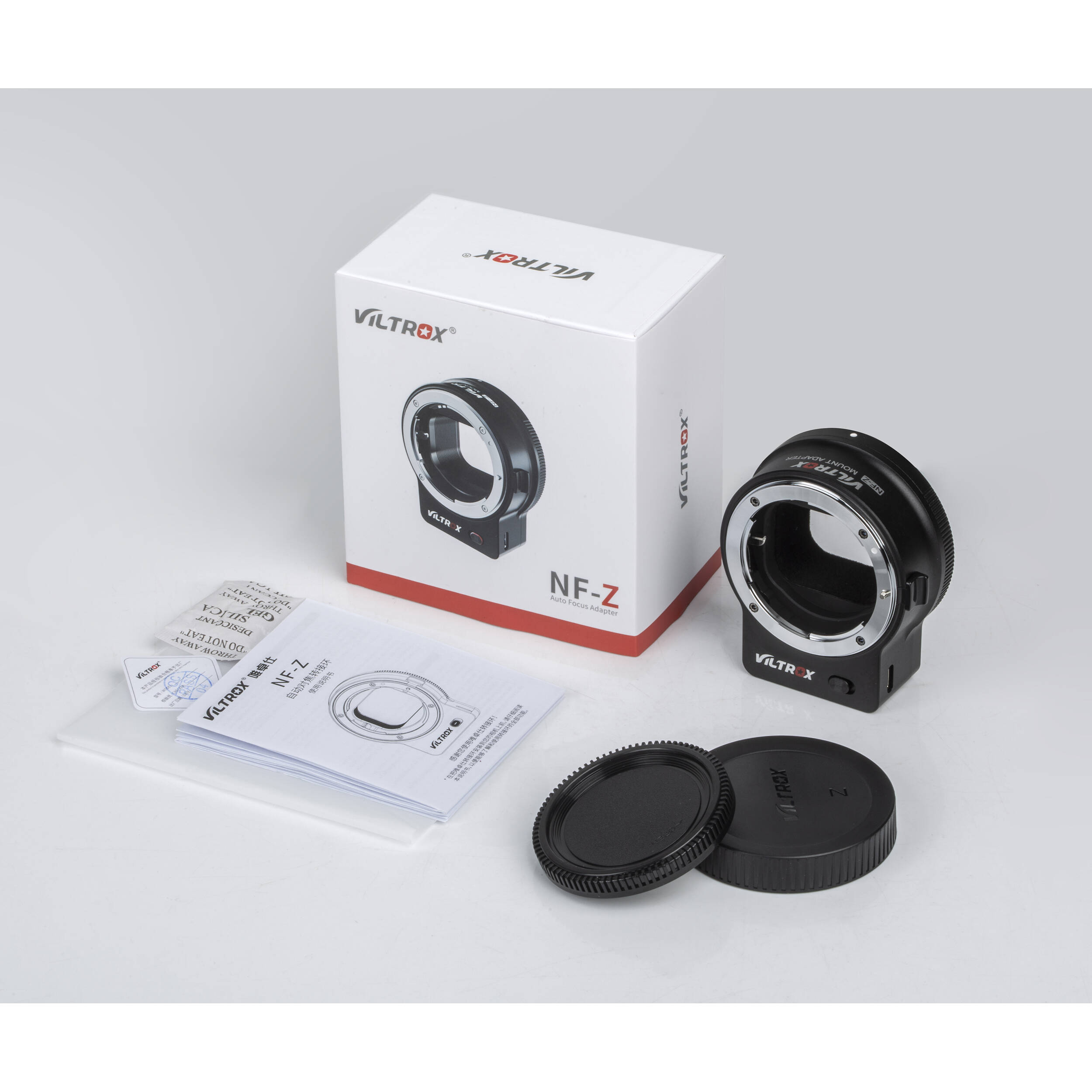 VILTROX NF-Z AF F-mount to Nikon Z Adapter EXIF Transmission VR Lens