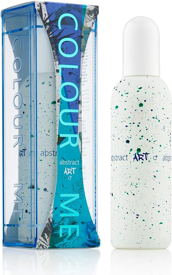 Colour me abstract art - fragrance for men - 90ml eau de parfum, by milton-lloyd (Blue)
