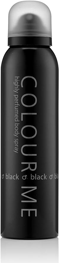 Body Spray Black- men 150ml (Black)
