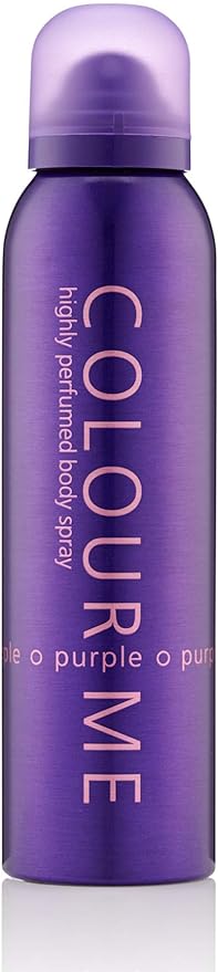 Colour Me Body Spray - Purple - Women -150Ml (Purple)