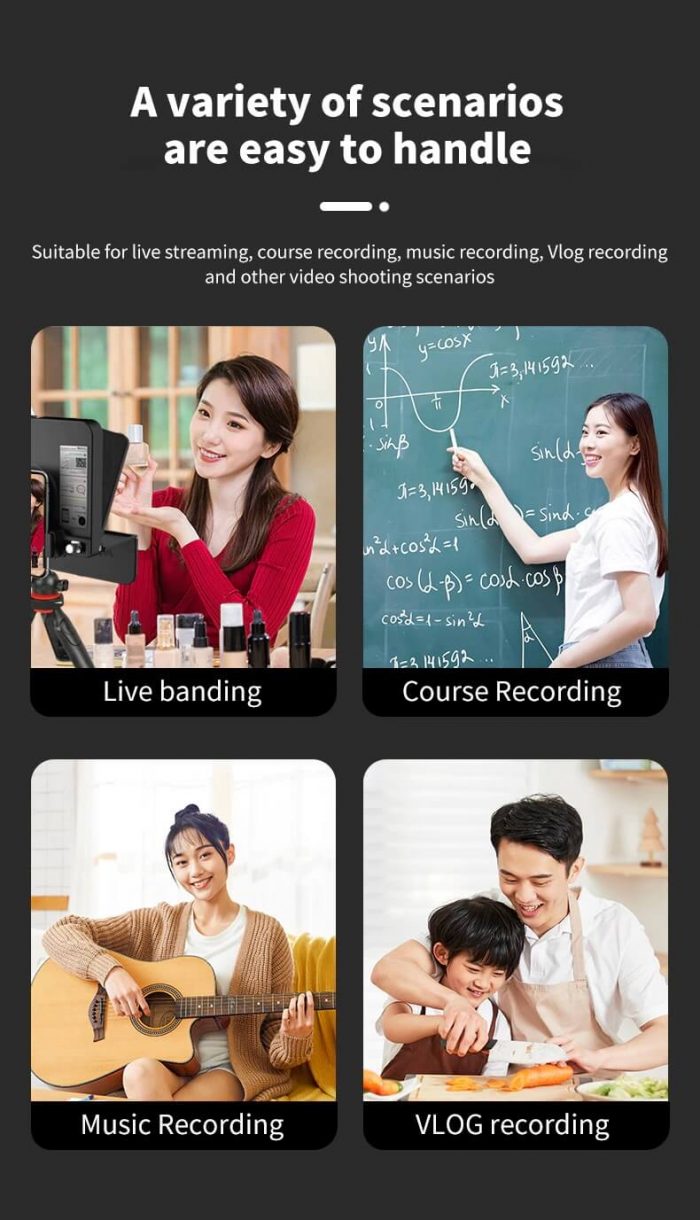 LENSGO TC7S Teleprompter for Smartphone