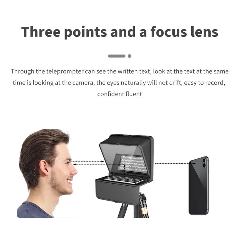 LENSGO TC7S Teleprompter for Smartphone