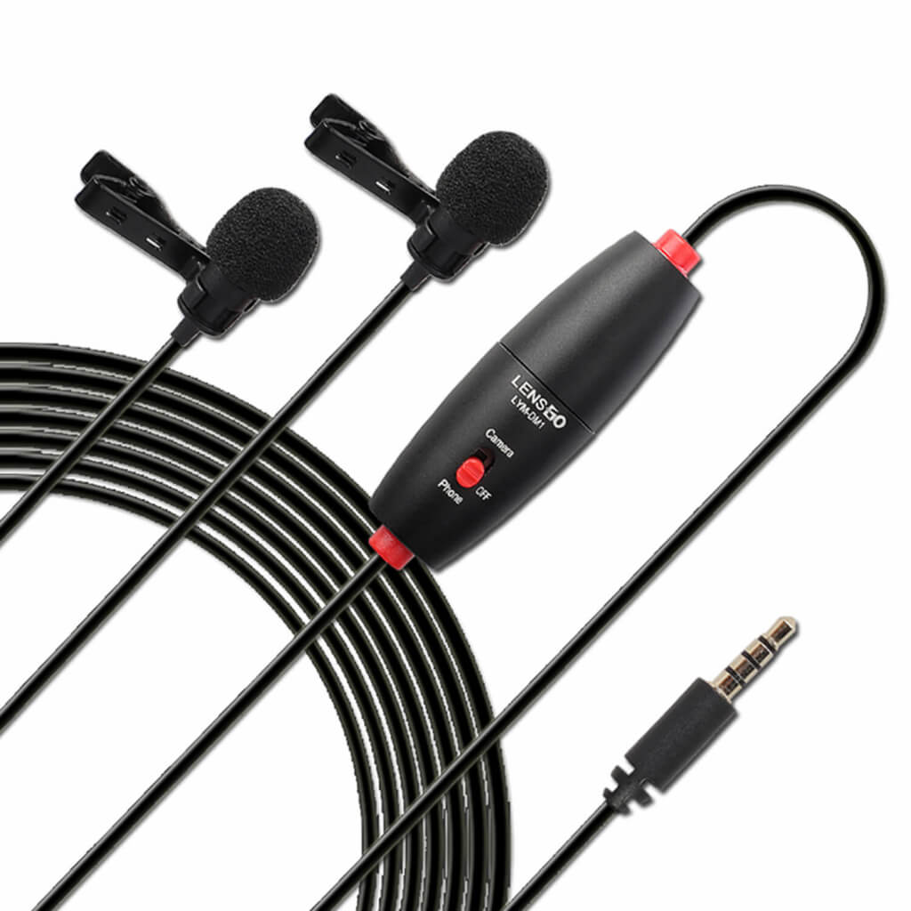 LENSGO LYM-DM1 DOUBLE DUAL MICROPHONE