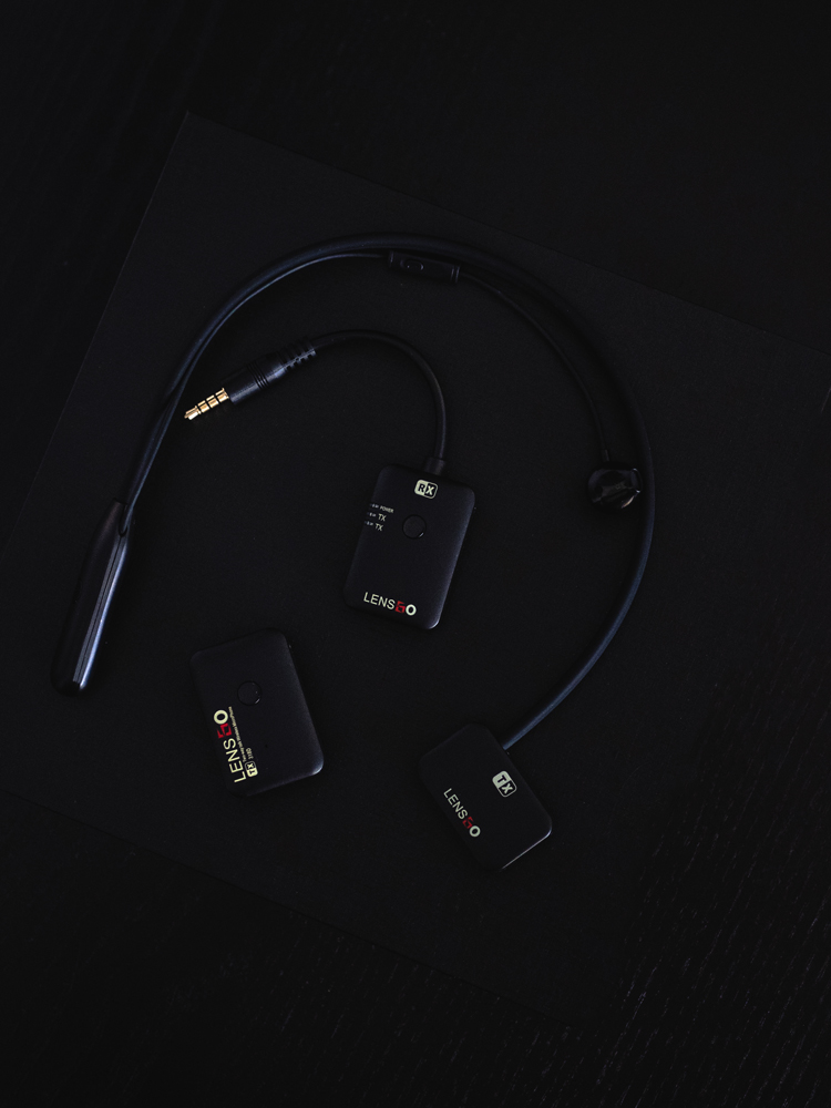 Lensgo 318D Full Duplex call wireless microphone 1V1