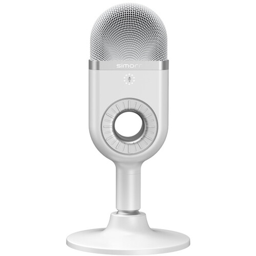 simorr Wave U1 USB Condenser Microphone (White) 3492