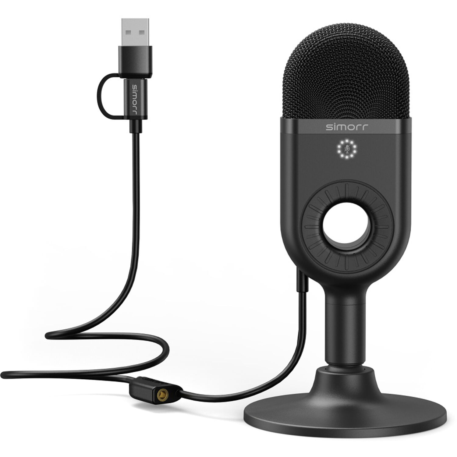 Smallrig simorr Wave U1 USB Condenser Microphone (Black)