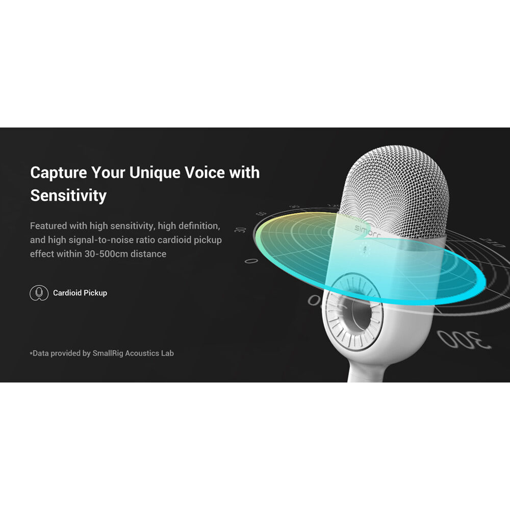 Smallrig simorr Wave U1 USB Condenser Microphone (Black)