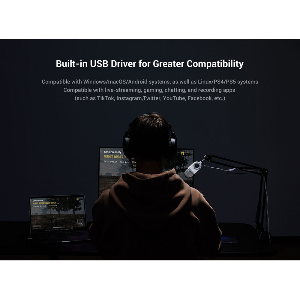 Smallrig simorr Wave U1 USB Condenser Microphone (Black)