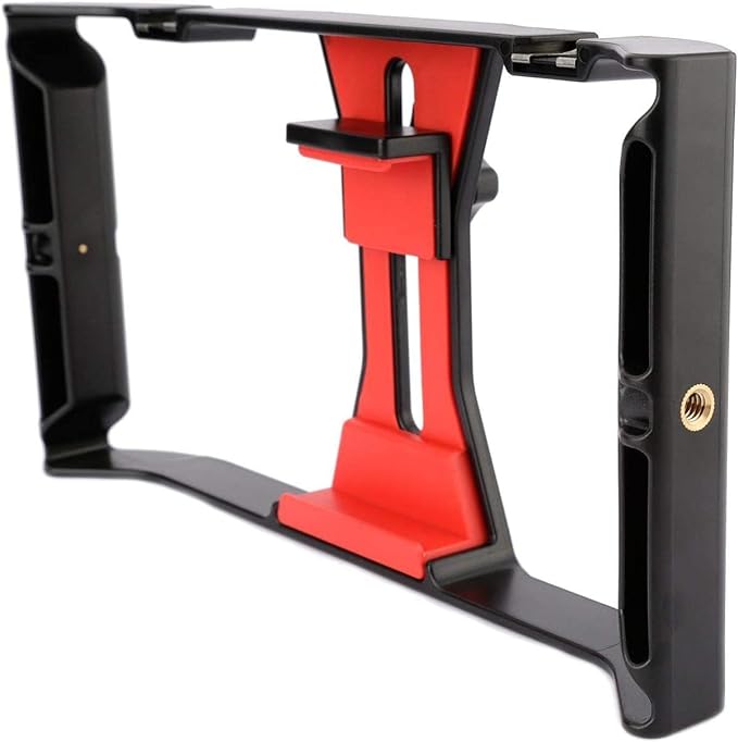 General VG-20 Vlogging Kit for Mobile with LED Light, K10 Wireless Microphone type c, Phone Holder and Tripod Stand