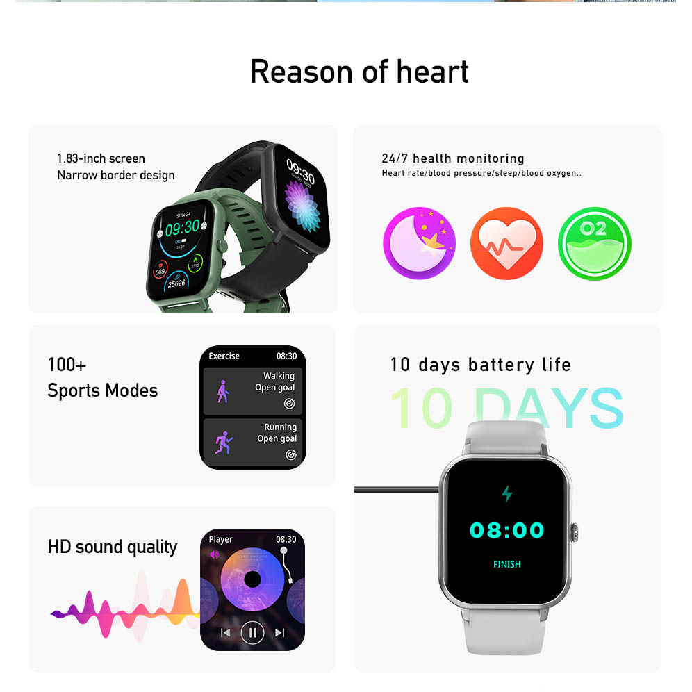 Awei H25 Smart Watch SILVER (Silver)