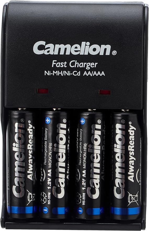 Flash Speedlght With Triger Plus Camelion Charger And 4 AA 2500Mah