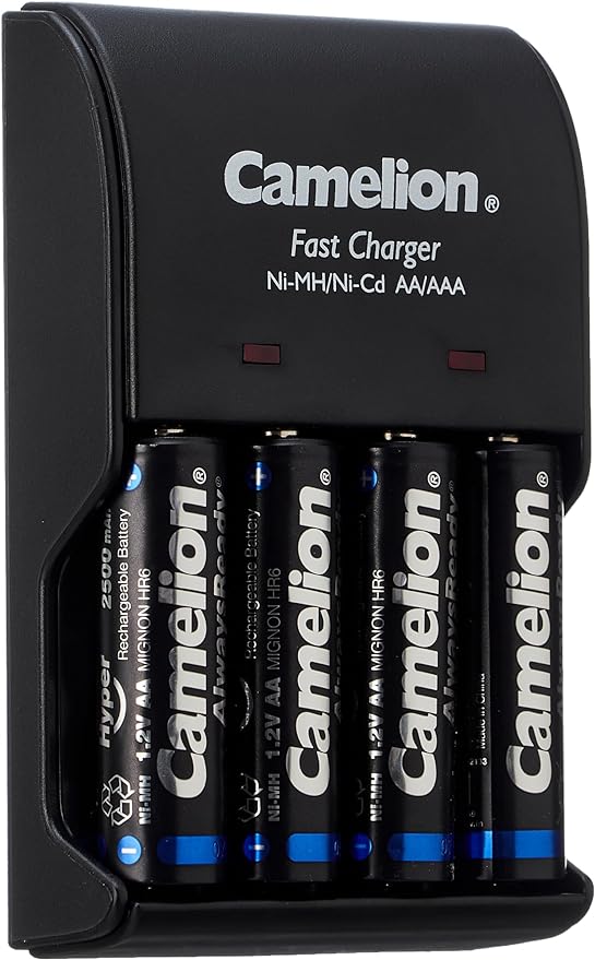 Flash Speedlght With Triger Plus Camelion Charger And 4 AA 2500Mah