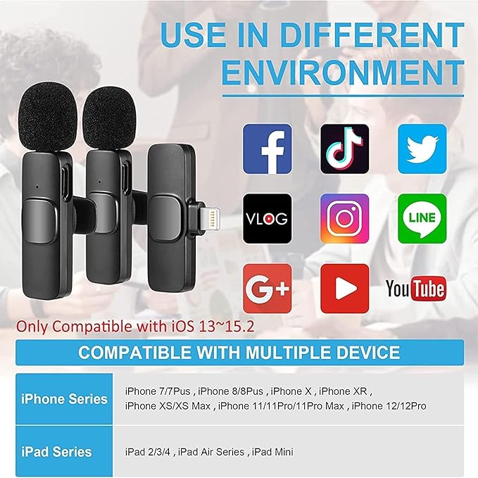 General K10 K2 Lavalier Microphone IPHONE