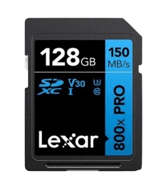 SD 800 PRO 150MB 128GB V10 Lexar