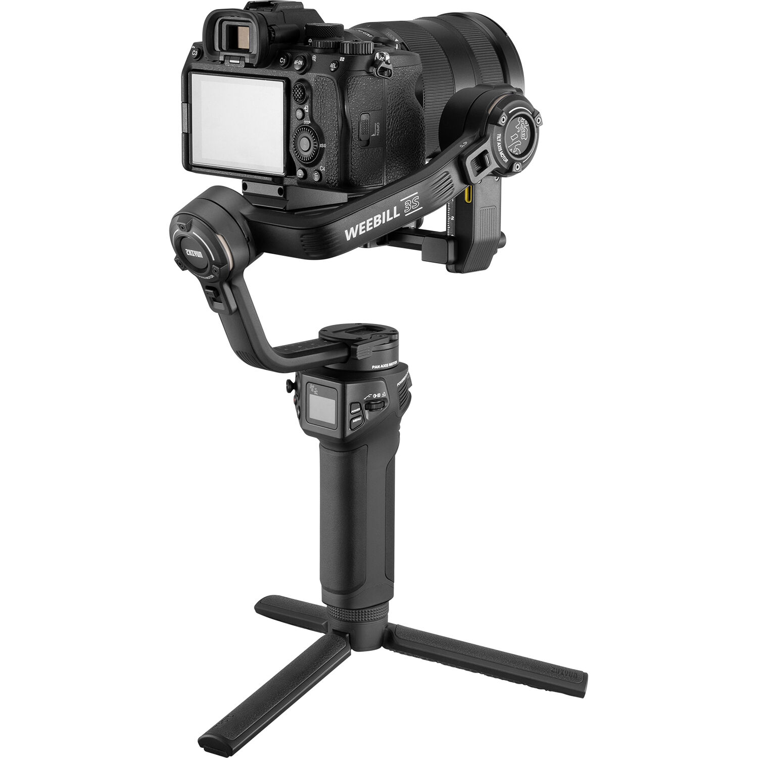 Zhiyun WEEBILL-3 S Handheld Gimbal Stabilizer Combo with Extendable Grip Set and Backpack