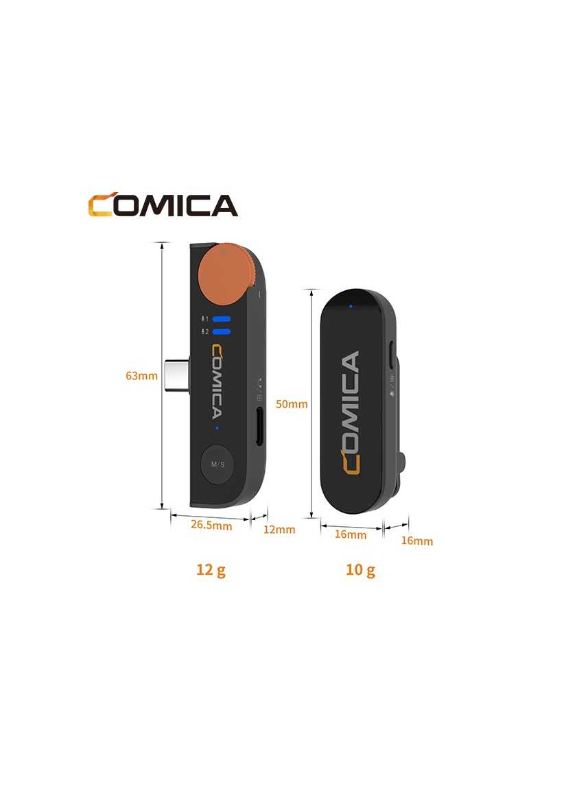 Comica Vimo S-UC Dual Mini Wireless Microphone Type C