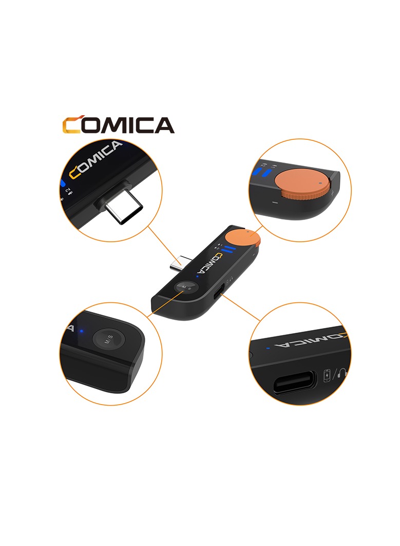 Comica Vimo S-MI Dual Mini Wireless Microphone IPHONE