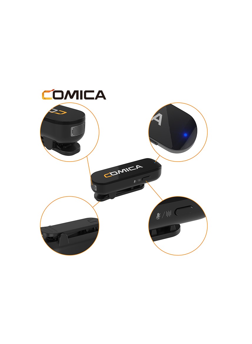 Comica Vimo S-MI Dual Mini Wireless Microphone IPHONE