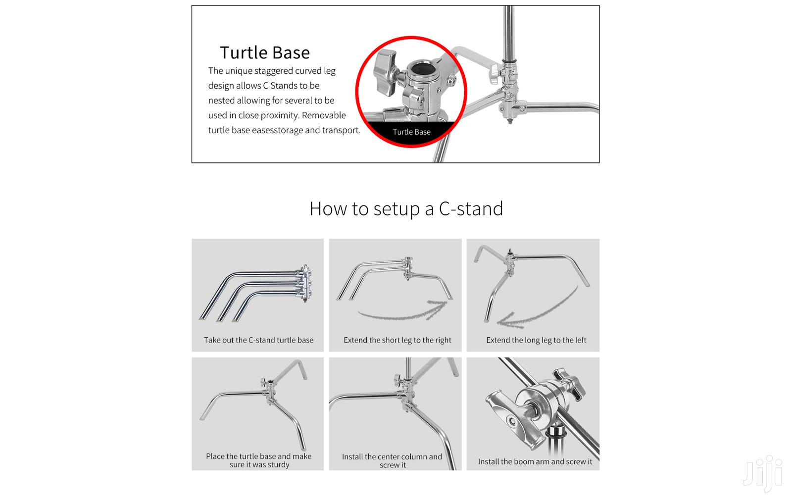 Professional C-Stand with Boom Arm
