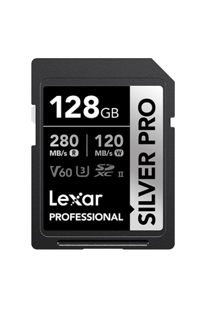 Lexar® Professional SILVER PRO 128G SDXC™ UHS-II Card