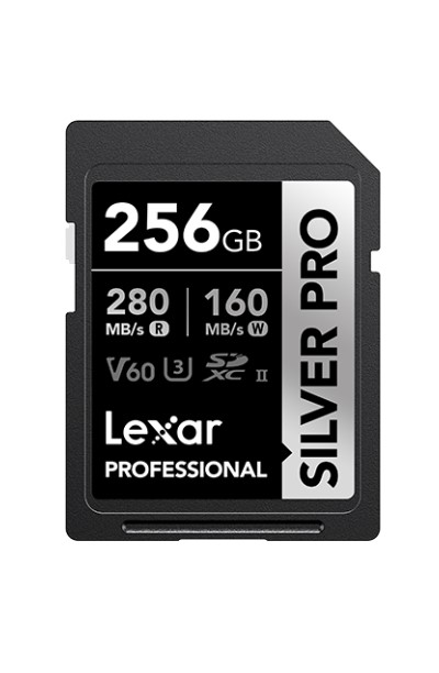 Lexar® Professional SILVER PRO 256G SDXC™ UHS-II Card
