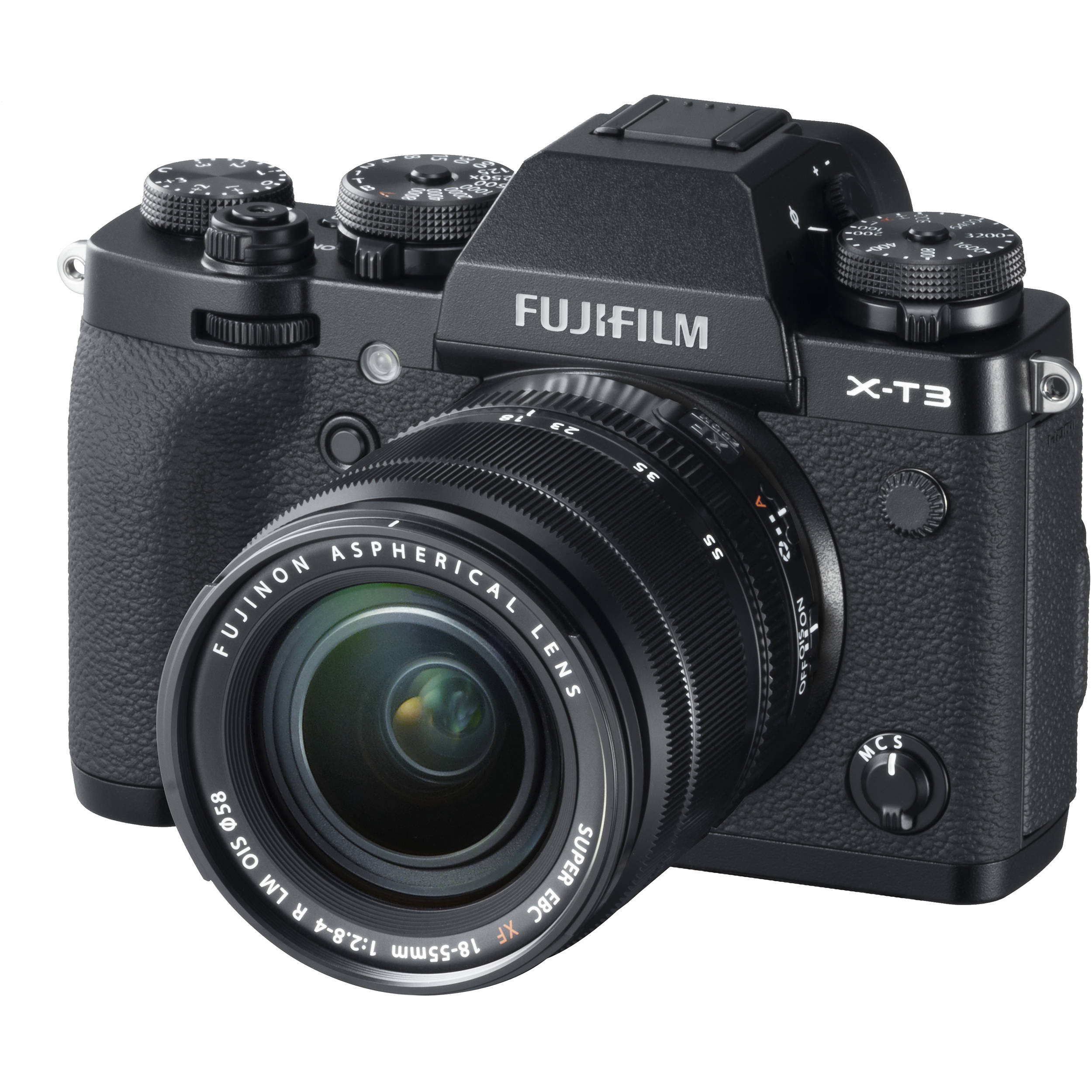 FUJIFILM X-T3 Mirrorless Camera with 18-55mm Lens ( USB Charging) (Black)