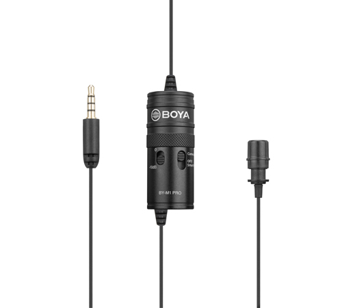 BOYA BY-M1 Pro Omni Lavalier Mic for Smartphones and Cameras (TRRS)