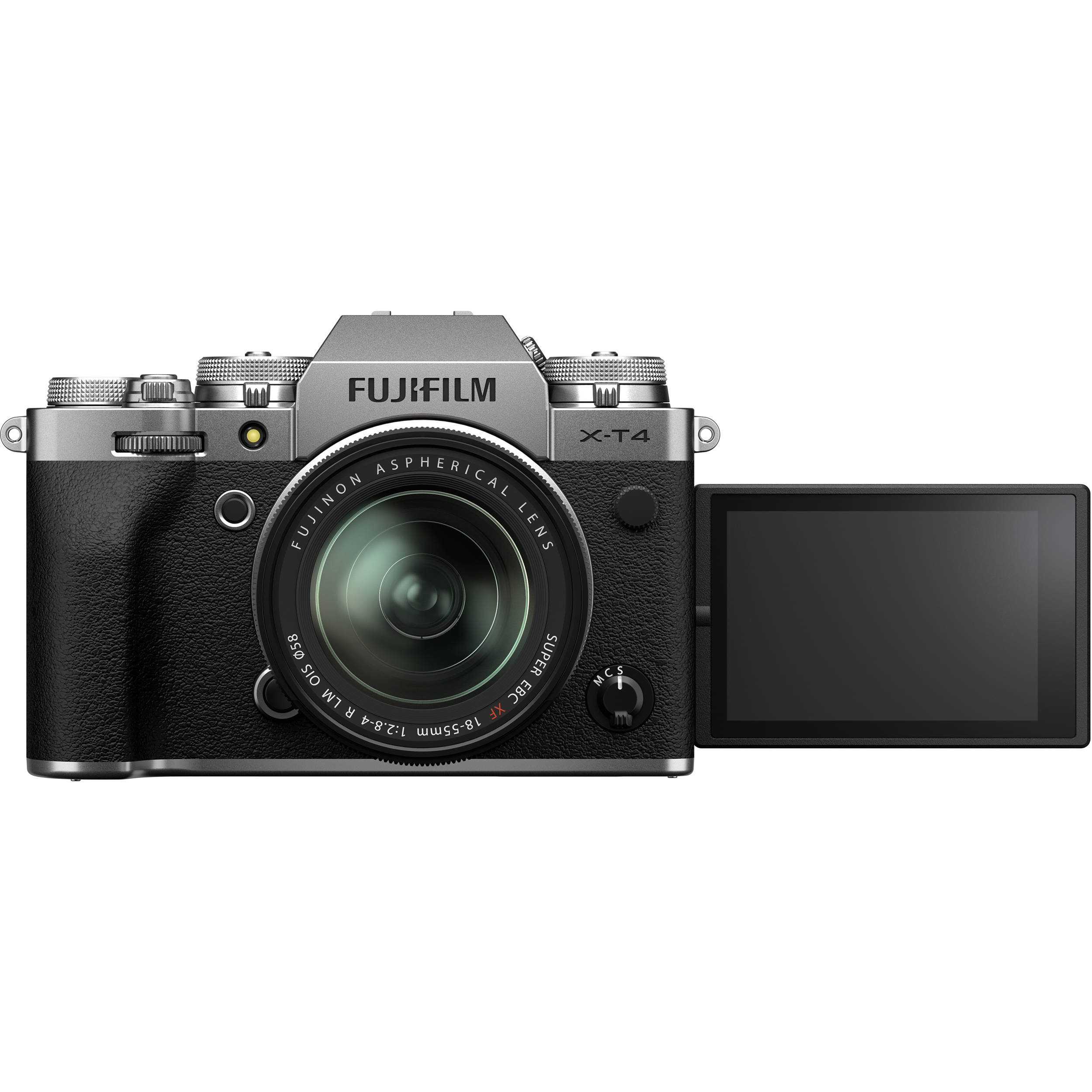 FUJIFILM X-T4 Mirrorless Camera with 18-55mm Lens (Silver)