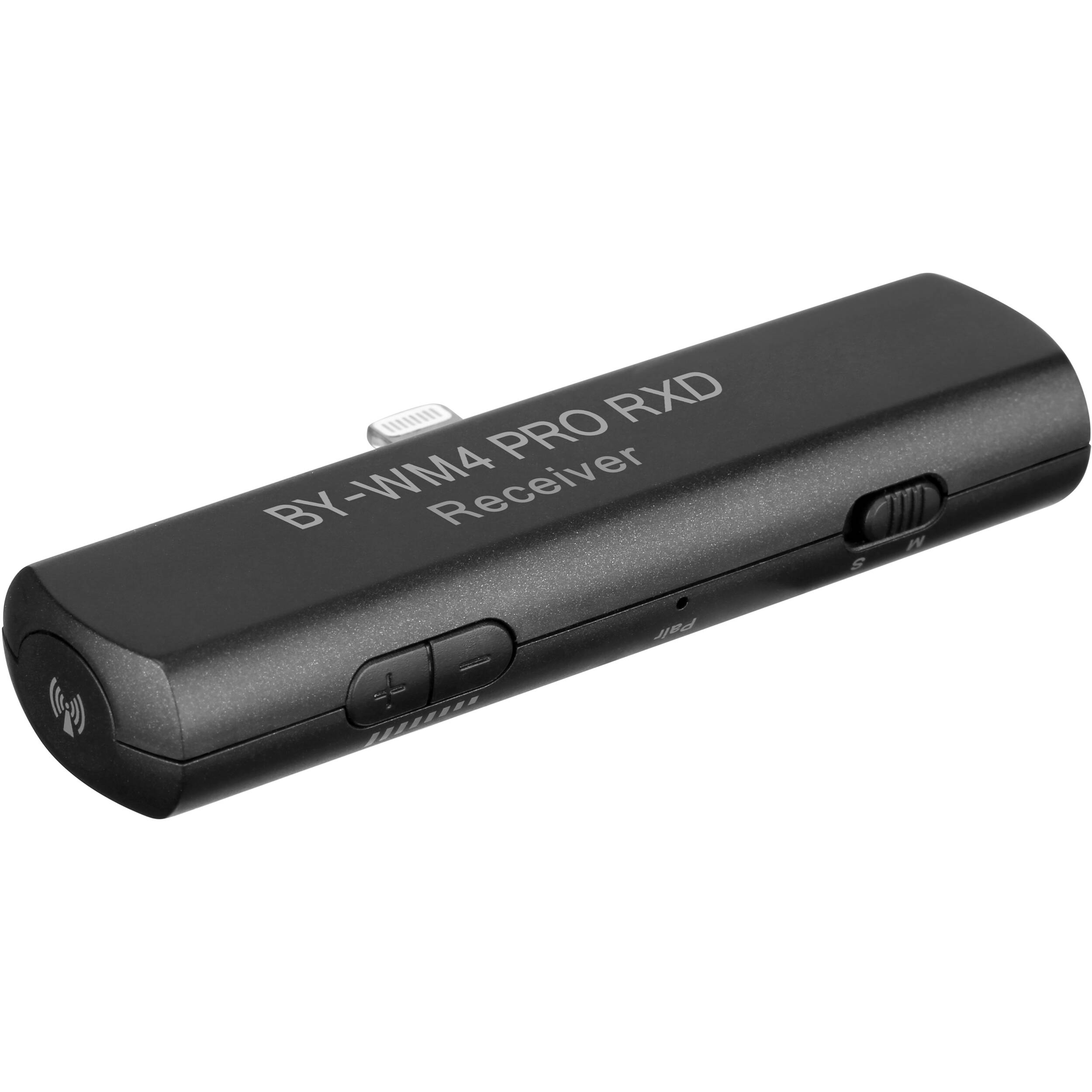 BOYA BY-WM4 PRO-K3 Digital Wireless Omni Lavalier Microphone System for Lightning iOS Devices (2.4 GHz)