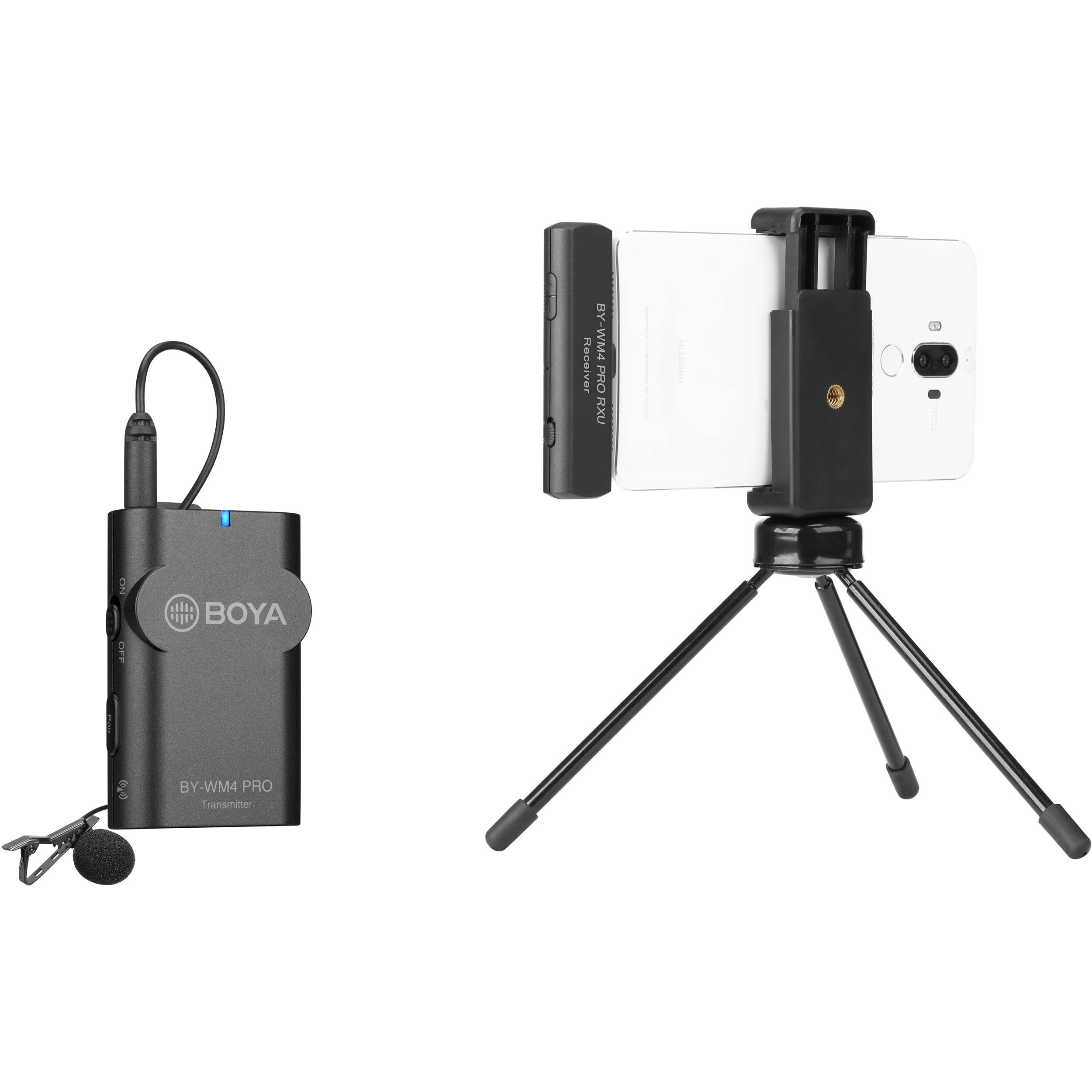 BOYA BY-WM4 PRO-K5 Digital Wireless Omni Lavalier Microphone System for USB-C Devices (2.4 GHz)