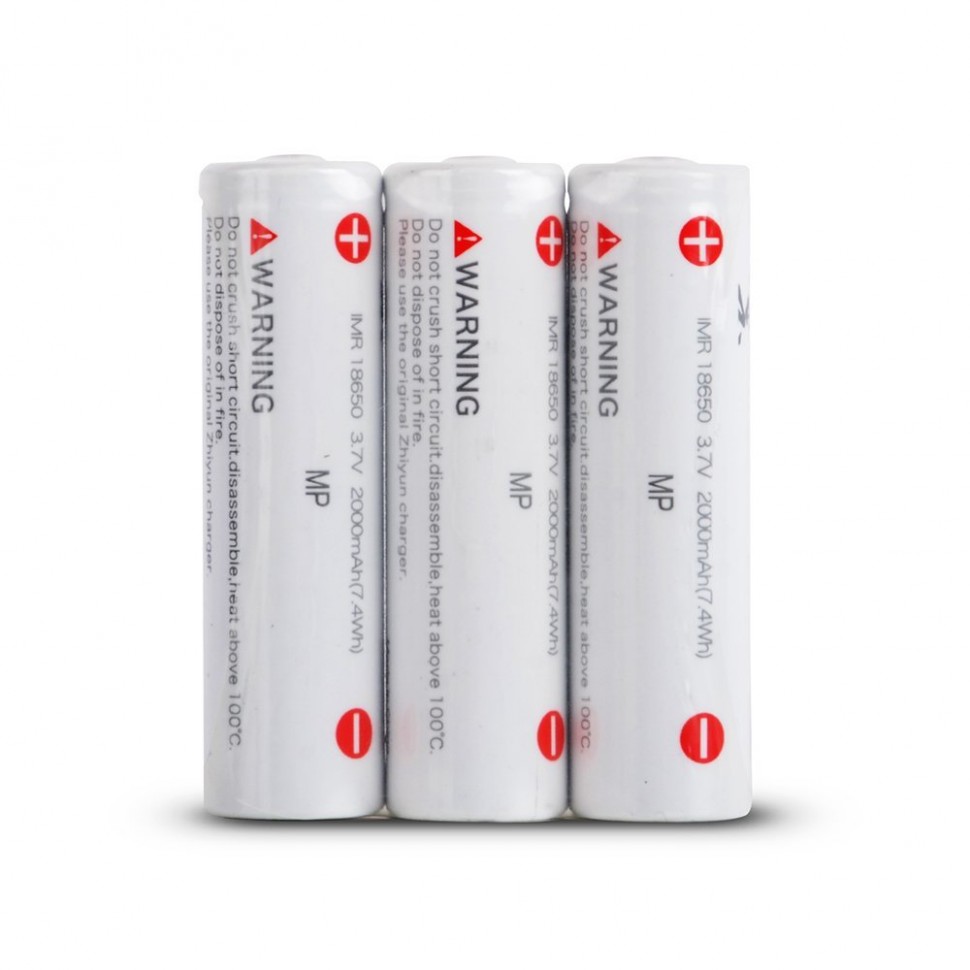 Zhiyun-Tech GMB-B118 18650 Lithium-Ion Battery (3-Pack)