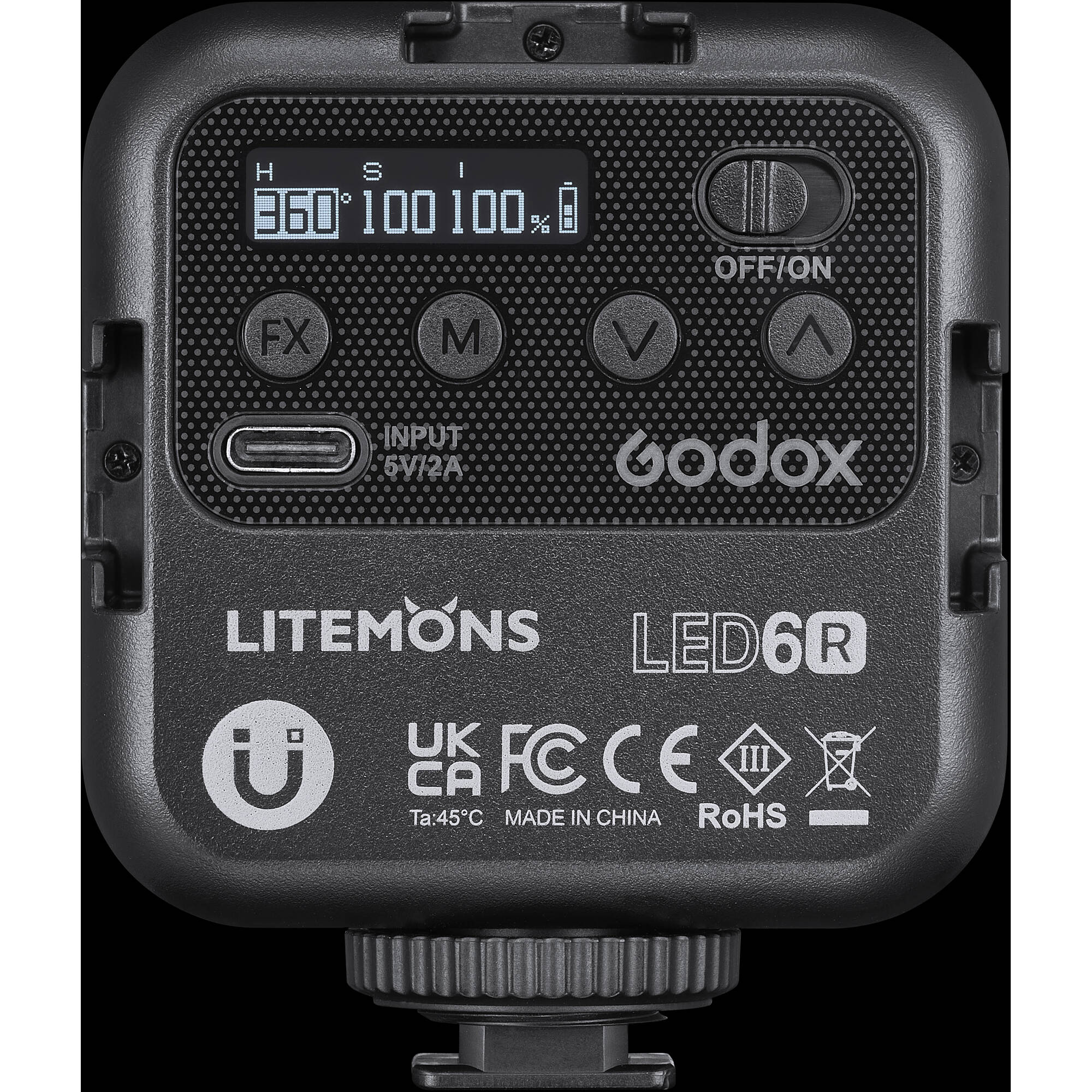 Godox Litemons RGB Pocket-Size LED Video Light (RGB & 3200 to 6500K)