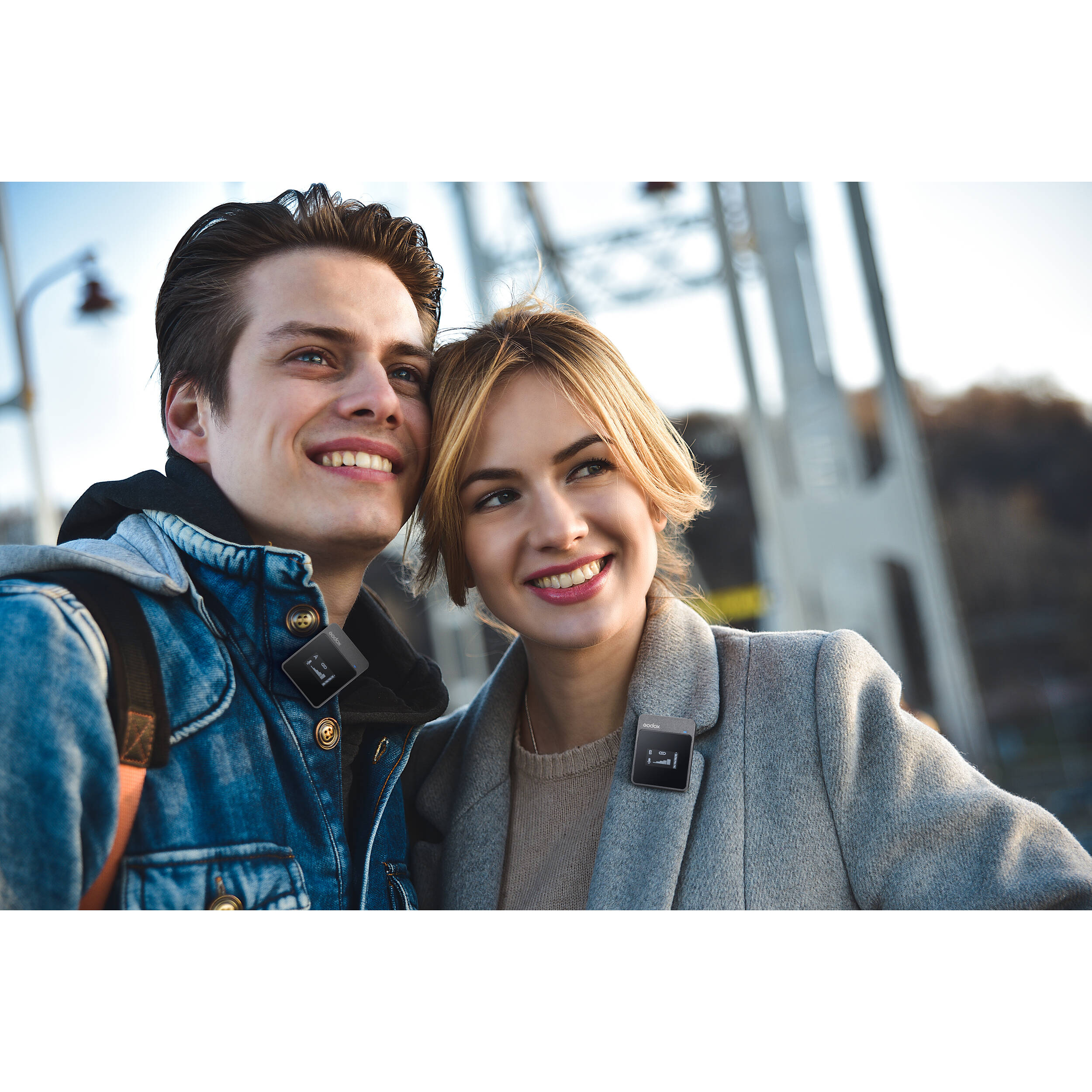 Godox MoveLink M1 Compact Digital Wireless Microphone System for Cameras & Smartphones with 3.5mm (2.4 GHz)