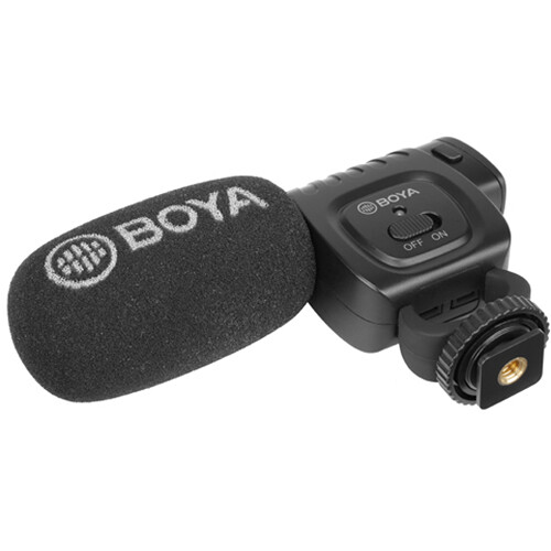 BOYA BY-BM3011 Camera-Mount Cardioid Shotgun Microphone