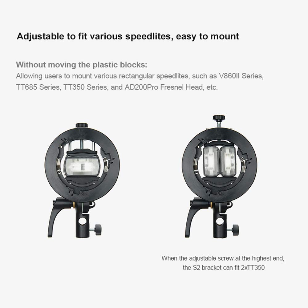 Godox S2 Speedlite Bracket Bowens Mount