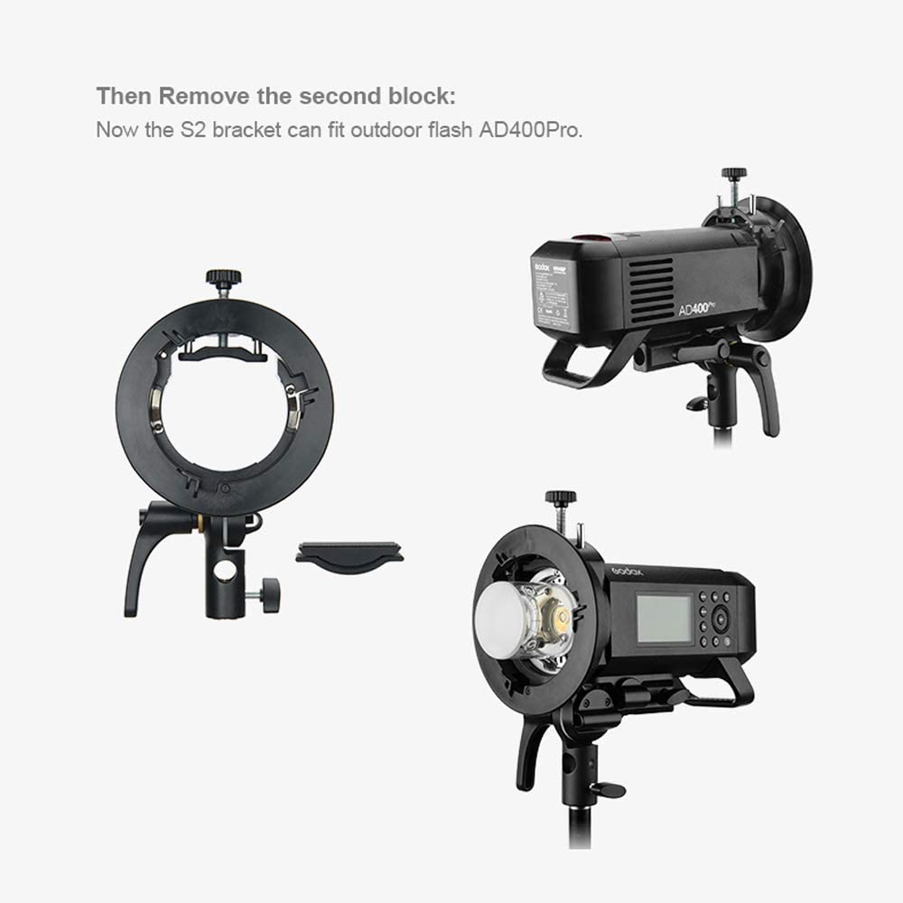 Godox S2 Speedlite Bracket Bowens Mount