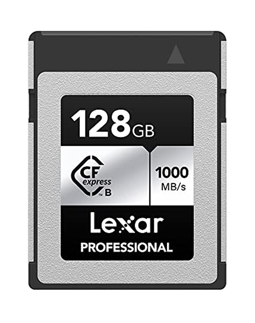 Lexar 128GB Professional (1000MB/Sec) Type B Cfexpress Silver Series Memory Card