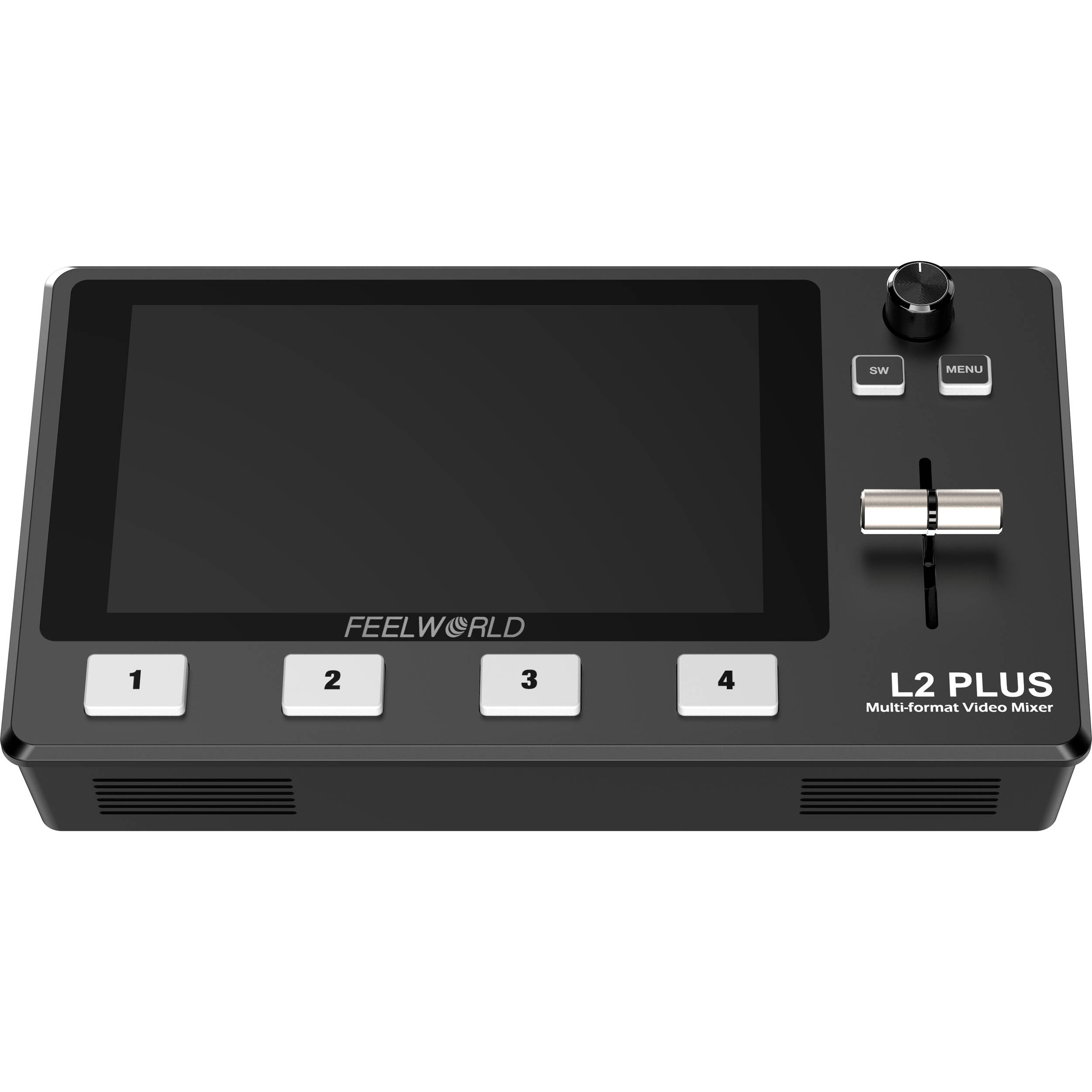 FEELWORLD L2 PLUS Multi Camera Video Mixer Switcher 5.5" Touch PTZ Control Chroma Key live streaming