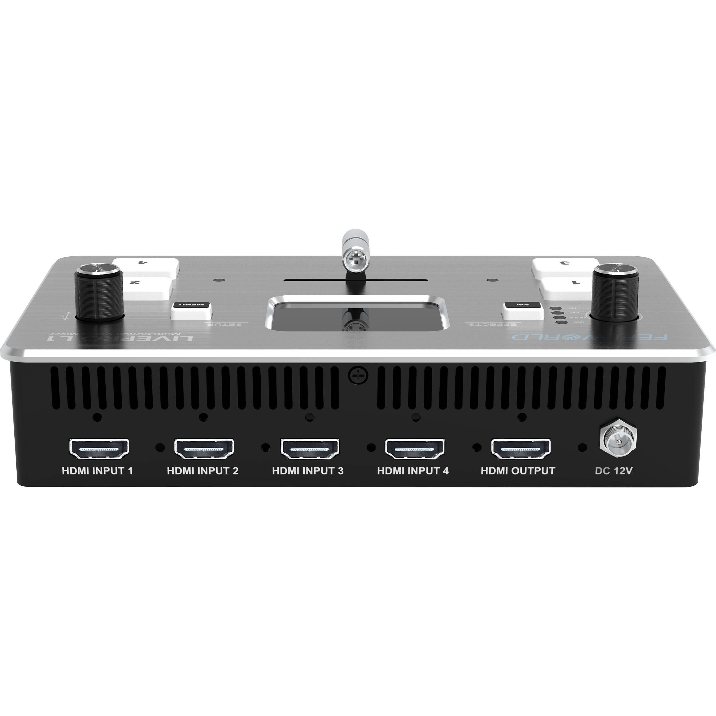 FeelWorld LIVE PRO L1 Multicamera Video Switcher with 4 x HDMI Inputs & USB Streaming