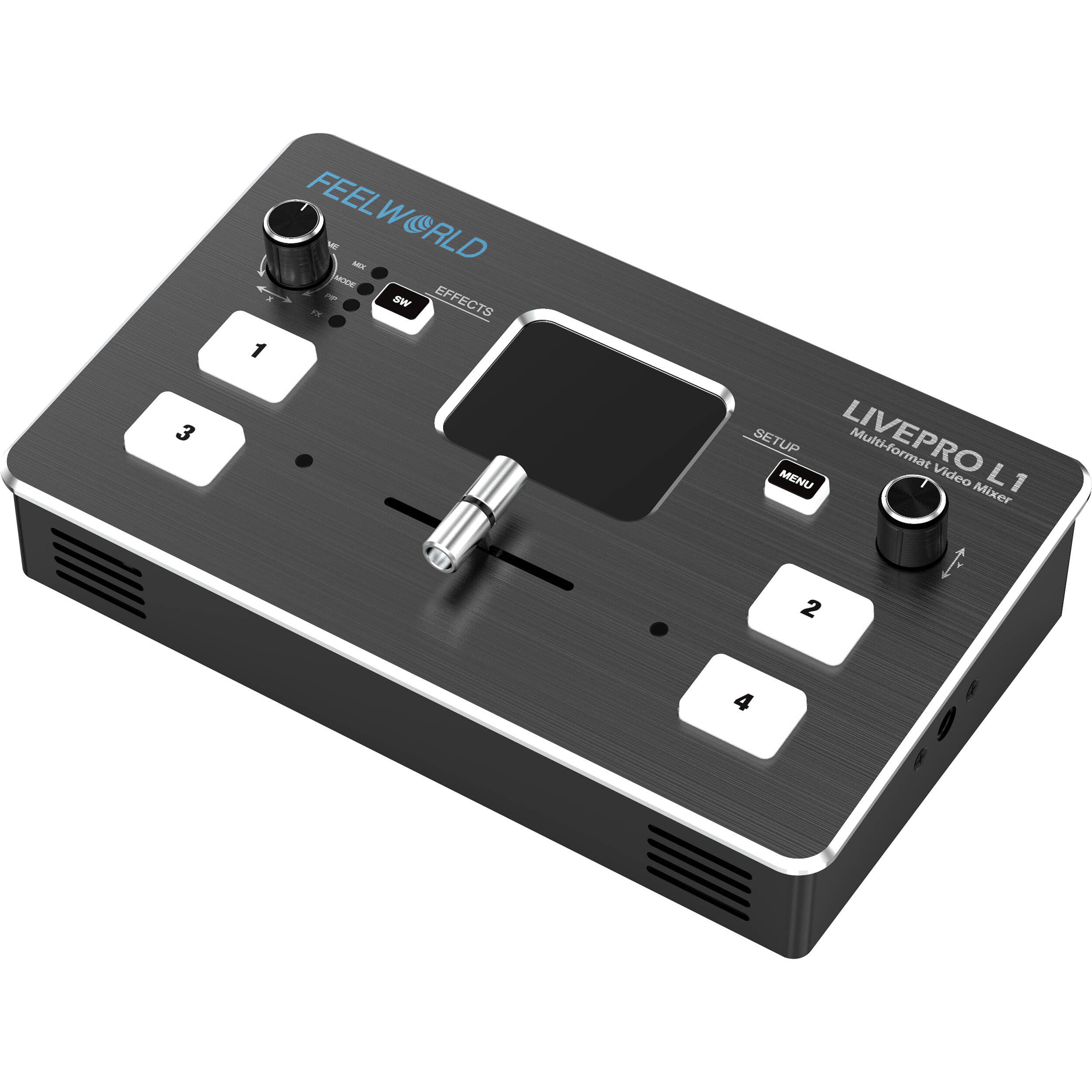 FeelWorld LIVE PRO L1 Multicamera Video Switcher with 4 x HDMI Inputs & USB Streaming