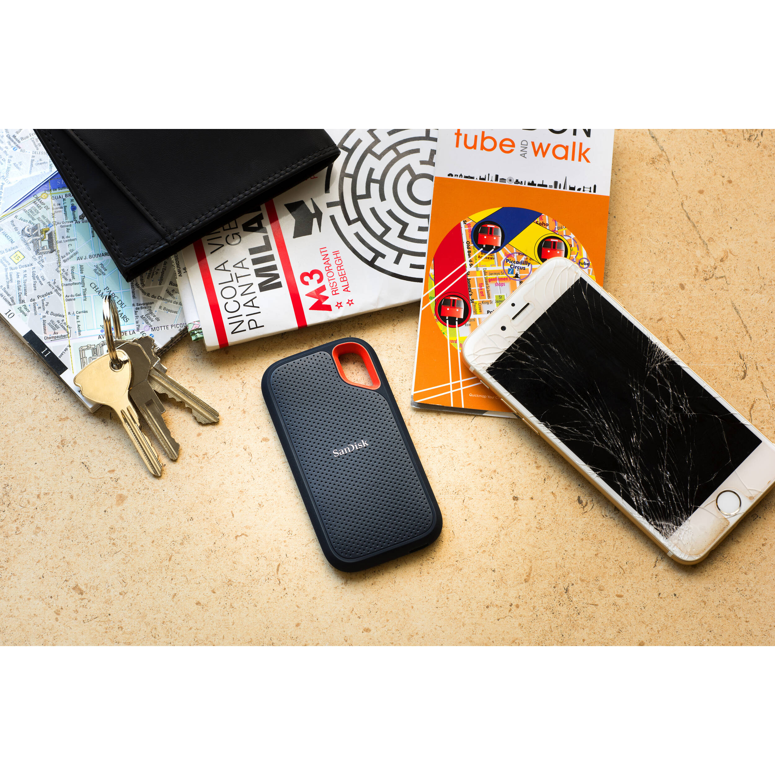 SanDisk 4TB Extreme Portable SSD V2 (1050 MB/s Read Speed)