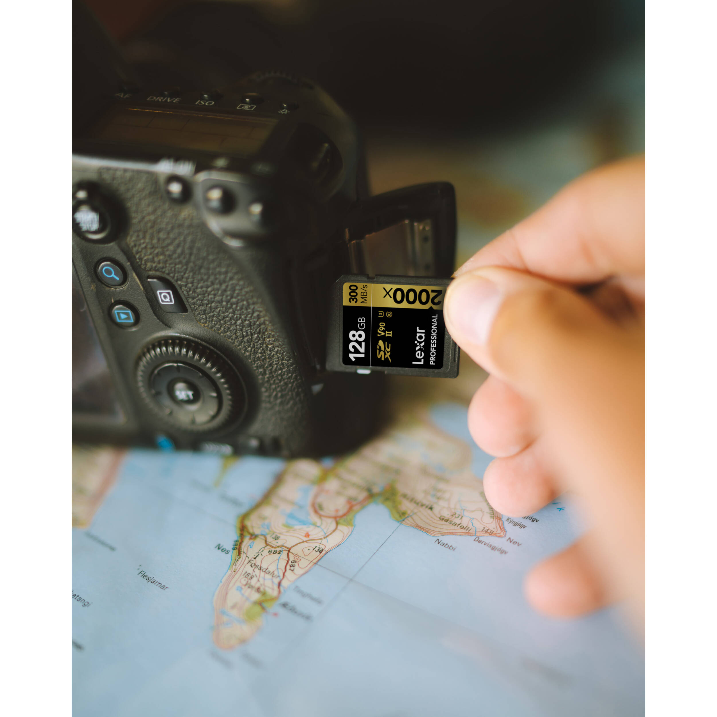 Lexar 128GB Professional 2000x UHS-II SDHC Memory Card