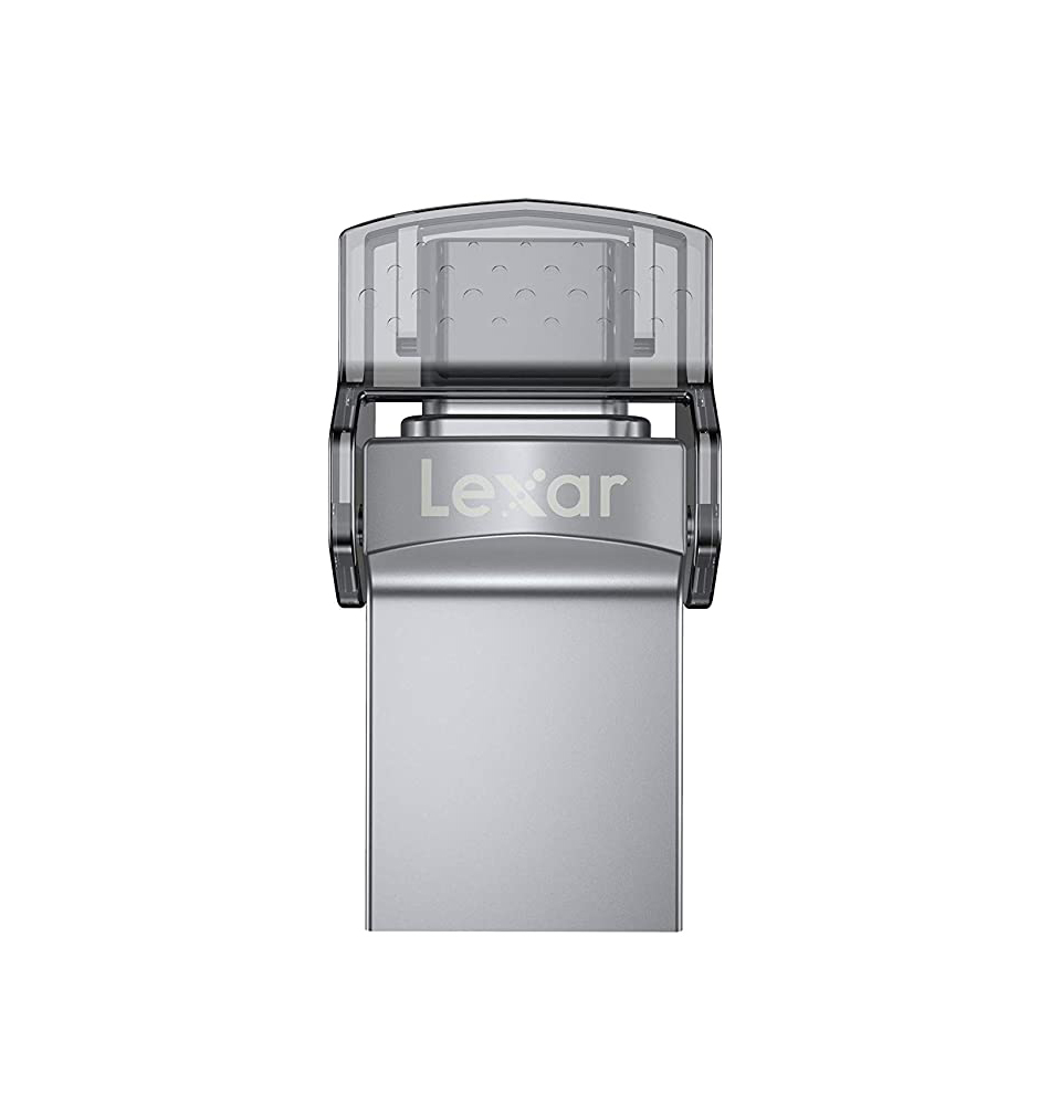 Lexar 64GB JumpDrive Dual Drive D35c USB 3.0 Type-C Flash Drive 100MB/s
