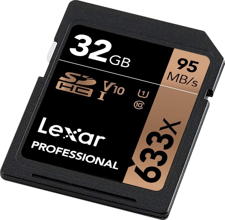 Lexar 32GB Professional 633x UHS-I SDHC Memory Card