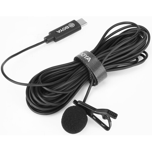 BOYA BY-M3 Digital Omnidirectional Lavalier Microphone with USB-C Cable (Android)